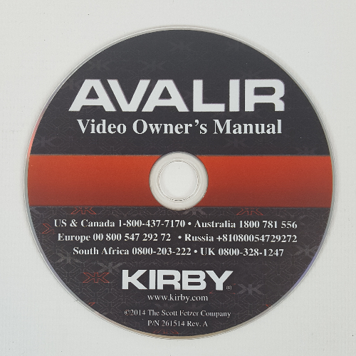 Kirby gebruiksaanwijzing Avalir